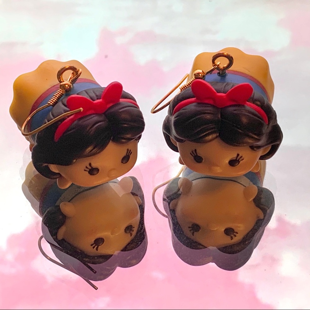 Handmade Snow White earrings
